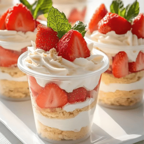 Cheesecake en Vaso (Sin Horno)